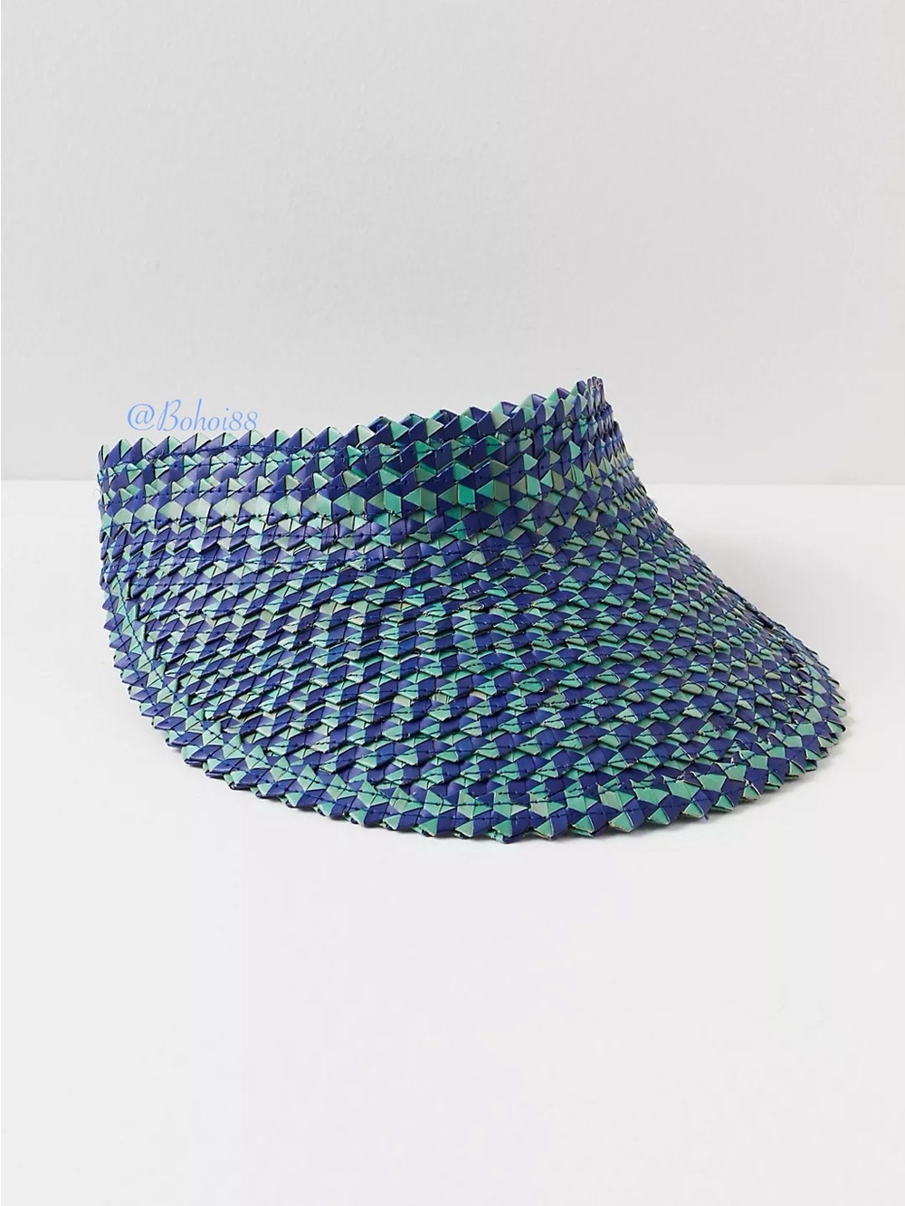 NEW Free People Island Hopper Speckled Straw Visor